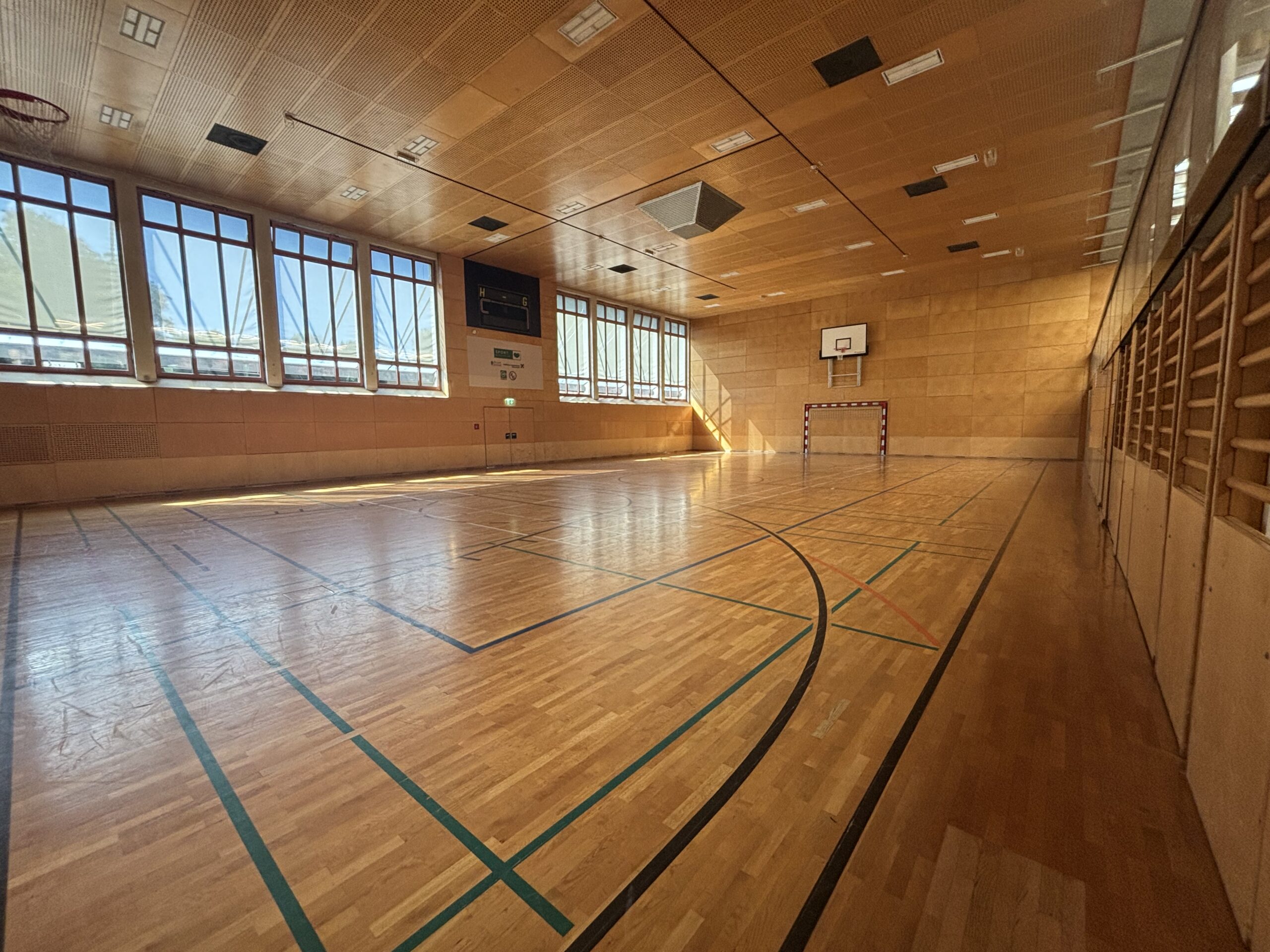 Halle A2 (345m²) - Handball, Fußball, Volleyball, Basketball, Badminton