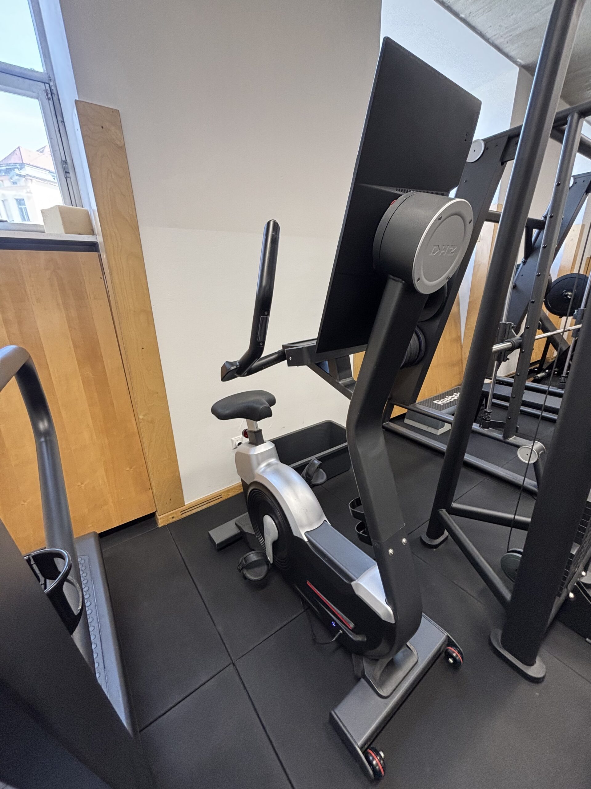 Ergometer mit Touchscreen